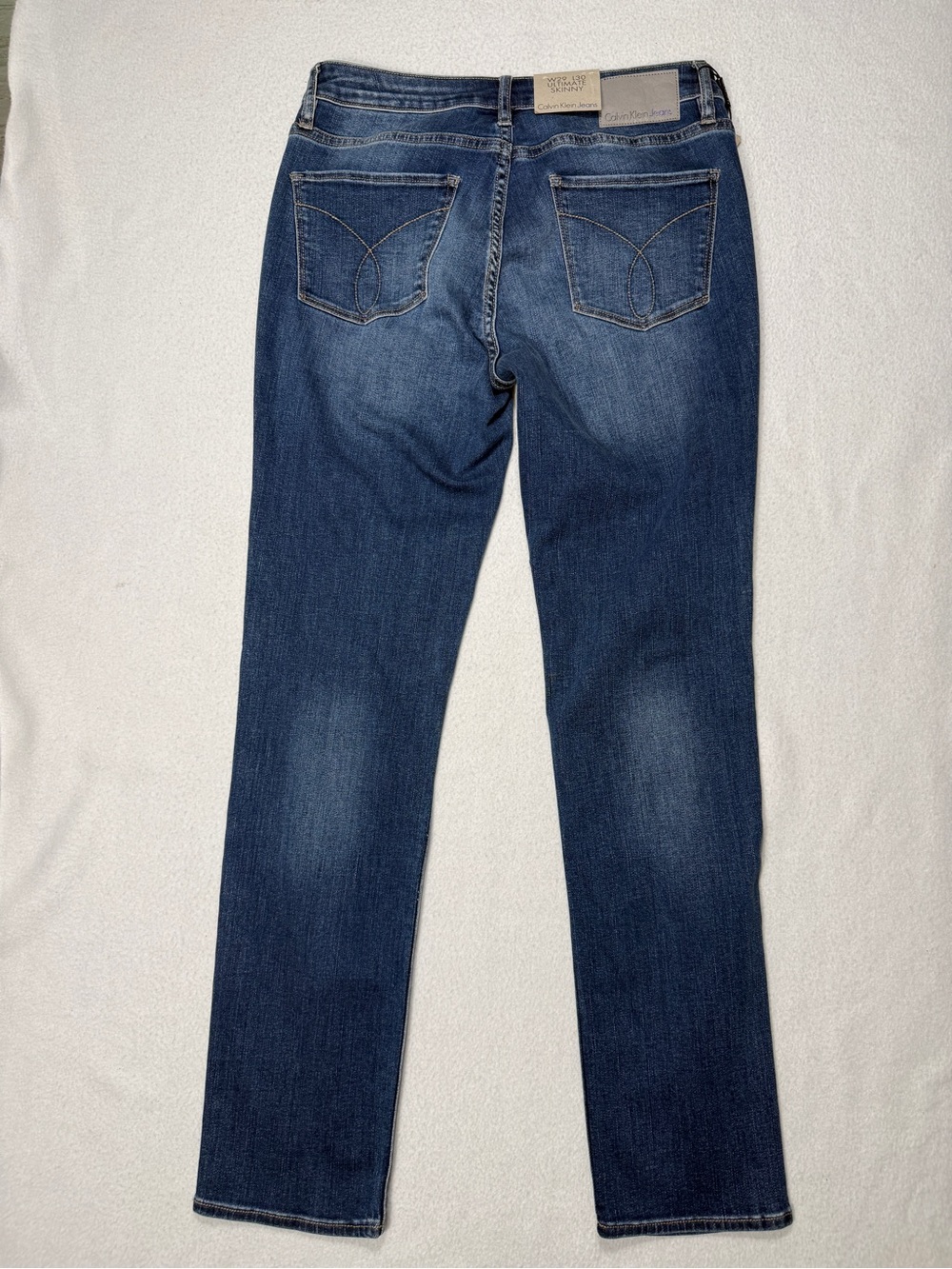 2/$30 NWT Calvin Klein Ultimate Skinny Halsey Wash Distressed Jean 29 #2416 - Picture 7 of 8